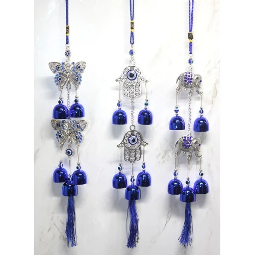 Periboia Metal Nazar Boncuğu Çan Model 12
