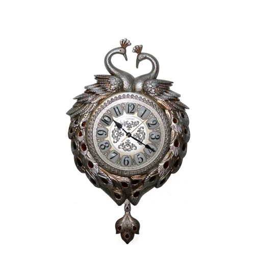 Periboia Tavuskuşu Duvar Saati Model 3