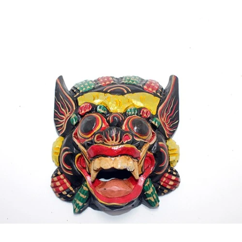 Periboia Duvara Asmalı Renkli Maske 18 Cm