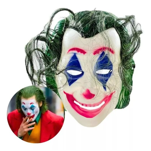 Periboia Joaquin Phoenix Joker Maskesi Yeşil Saçlı - 3