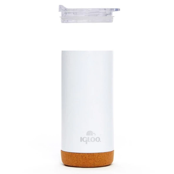 Çelik Mug Termos - Igloo - Cork - 500ml - Beyaz - 205695 - 5