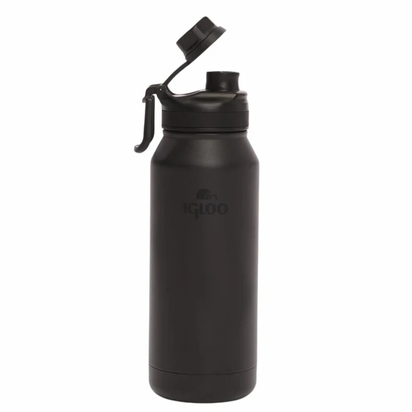 Çelik Termos - Igloo - Sportsman - 1.2 lt - Siyah - 205682 - 3
