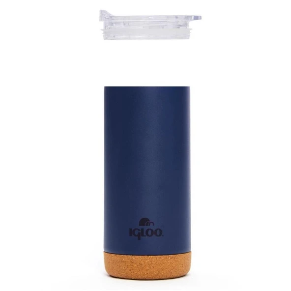 Çelik Mug Termos - Igloo - Cork - 500ml - Lacivert - 205695 - 5