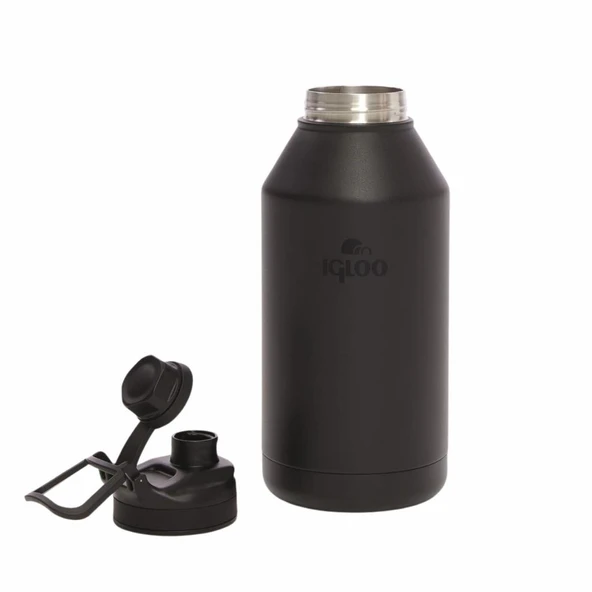 Çelik Termos - Igloo - Sportsman - 1.9 lt - Siyah - 205683 - 3