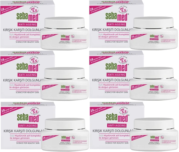 Sebamed Kırışık Karşıtı Dolgunlaştırıcı Antı-Ageıng Krem 50ML (6 Lı Set)