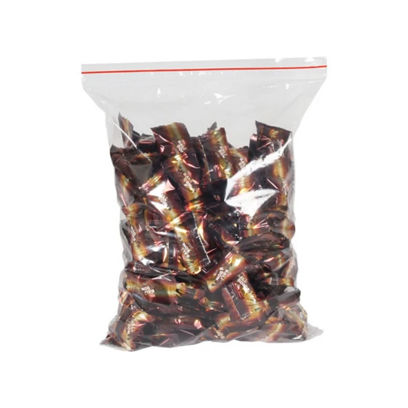 Kilitli Torba 19x25 Cm 100'lü Kilitli Buzdolabı Poşeti Şeffaf Kilitli Poşet Kilitli Saklama Poşeti - Resim 4