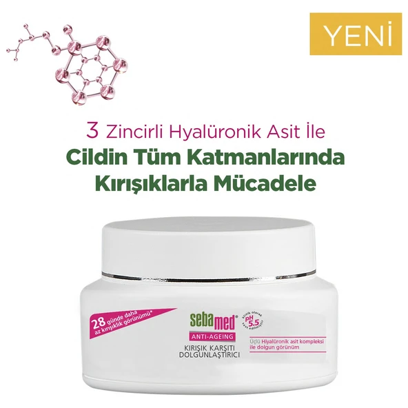 Sebamed Kırışık Karşıtı Dolgunlaştırıcı Antı-Ageıng Krem 50ML (6 Lı Set) - 3