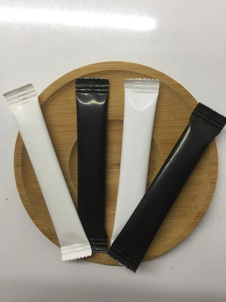 Stick Şeker Beyaz Ve Siyah Baskılı Şeker 3 Gr X 1000'li - 3