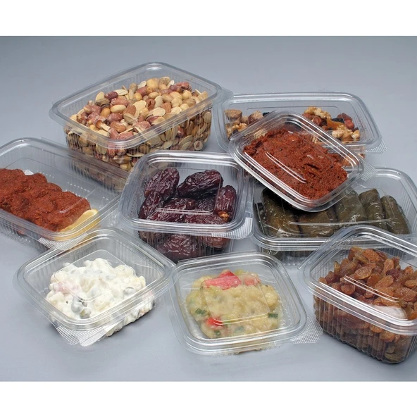 Plastik Sızdırmaz Kapaklı Kase 2000 Gr X 50'li Saklama Kabı - 4