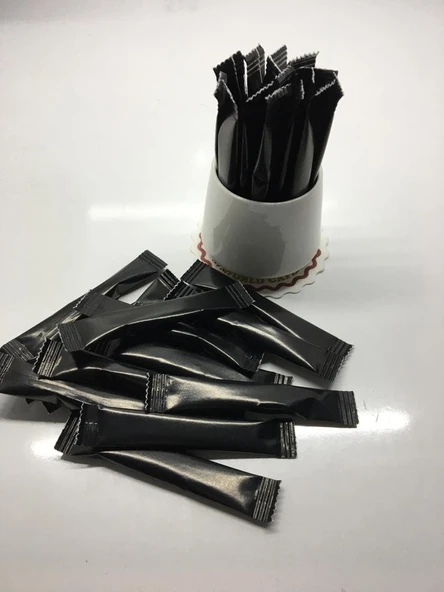 Stick Şeker Siyah Baskılı Toz Şeker 3 Gr X 2000'li - 2