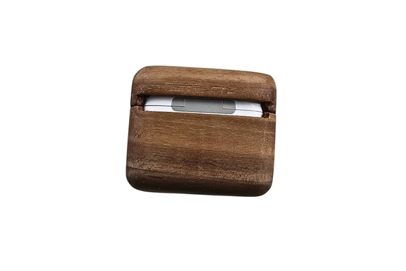 AirPods Pro (2. nesil) Kılıf Walnut Guard Pro Ahşap Kılıf - 3