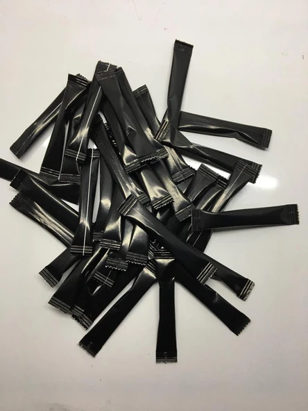 Stick Şeker Siyah Baskılı Stick Toz Şeker 3 Gr X 400'lü - 3