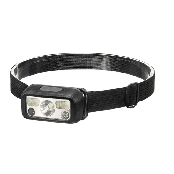 Sensörlü Şarjlı Type-C Çok Amaçlı Kırmızı Işıklı Kafa Lambası HS-43 ürün görseli 1