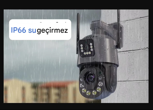 36x Optik Zoomlu Hareket Sensörlü Su Geçirmez Ev, Ofis, Fabrika Dükan Bahçe Güvenlik Kamerası - 4