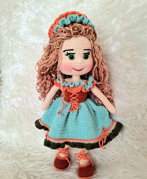 Banuş Bebebek Amigurumi Organik Oyuncak - 3