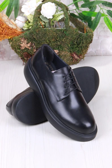 Mehmet Mete 1112 Gold Rahat Hakiki Deri Kalın Taban Erkek Ayakkabı - Resim 4