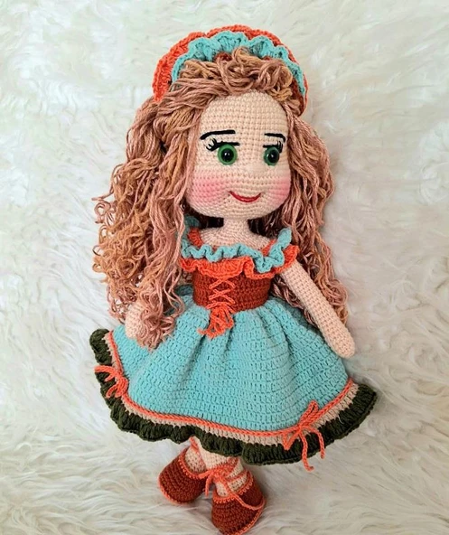 Banuş Bebebek Amigurumi Organik Oyuncak - 2