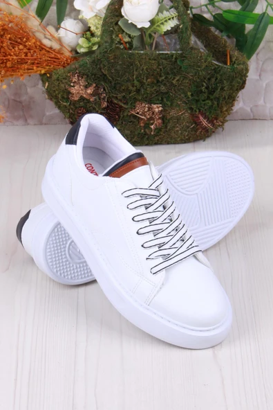 Fort 07539 Cnt Cilt Suni Deri Kalın Taban Erkek Ayakkabı - 4