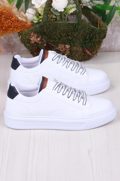 Fort 07539 Cnt Cilt Suni Deri Kalın Taban Erkek Ayakkabı - 2