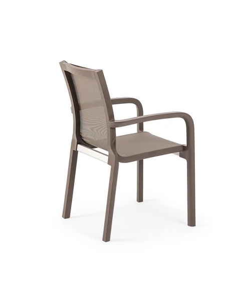 Omnipazar SY-2528 Plastik Fileli Bahçe Koltuk Sandalye 4'lü Set - 6