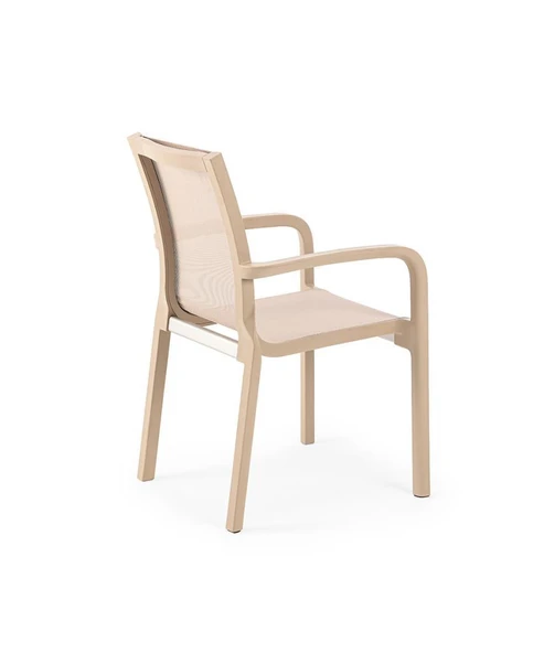 Omnipazar SY-2528 Plastik Fileli Bahçe Koltuk Sandalye 4'lü Set - 2