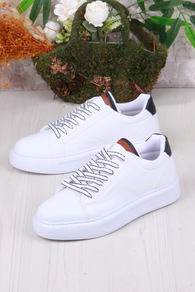 Fort 07539 Cnt Cilt Suni Deri Kalın Taban Erkek Ayakkabı - 3