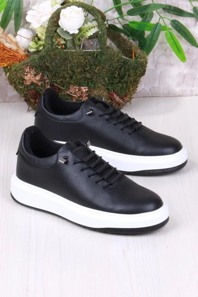 Fort 07404 Cnt Cilt Suni Deri Latikli Bağçıklı Kalın Taban Erkek Ayakkabı - Resim 6