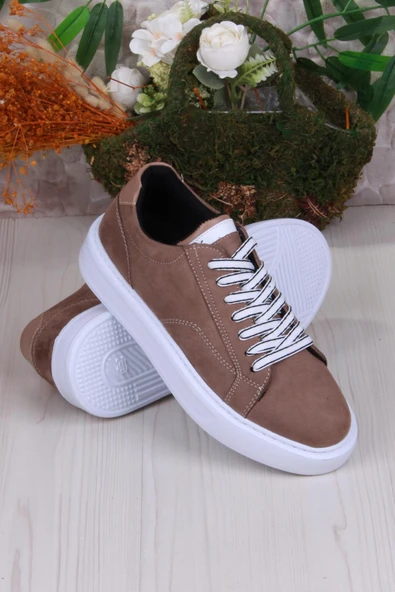 Fort 32539 Cnt Süet Suni Deri Kalın Taban Erkek Ayakkabı - Resim 9