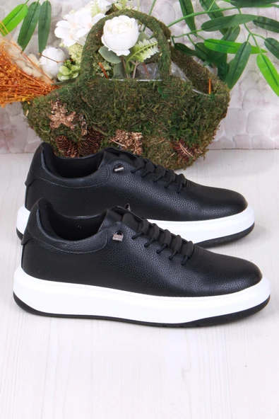 Fort 07404 Cnt Cilt Suni Deri Latikli Bağçıklı Kalın Taban Erkek Ayakkabı - Resim 7