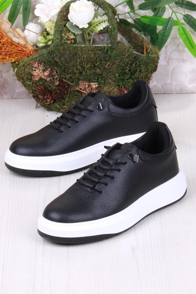 Fort 07404 Cnt Cilt Suni Deri Latikli Bağçıklı Kalın Taban Erkek Ayakkabı - Resim 8