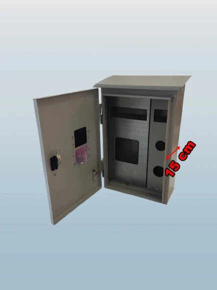 AKÖZ 1 Trifaze Sayaçlı Otomatlı Dar Şantiye Panosu Sıva Üstü 1 Trifaze 1 Monofaze Priz Yerli (Sac) ŞN-100 - 3