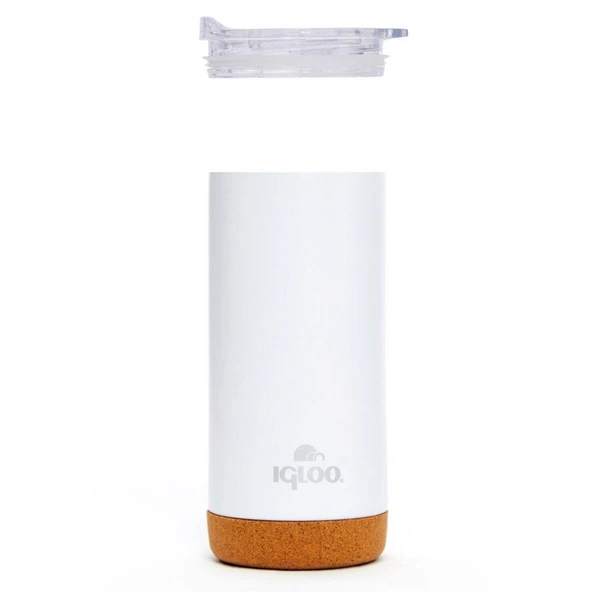 Çelik Mug Termos - Igloo - Cork - 500ml - Beyaz - 205695 - 5