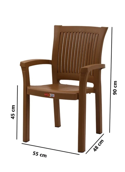 Omnipazar SY-2515 Elite Plastik Bahçe Koltuk Sandalye 4'lü Set - 4