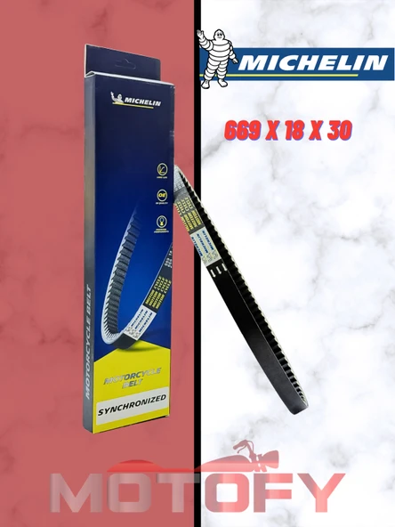 HONDA TODAY MONDİAL REVİVAL MOTOGUSTO RAPİD 50 CC TAHRİK KAYIŞI MICHELIN 669 x 18 x 30
