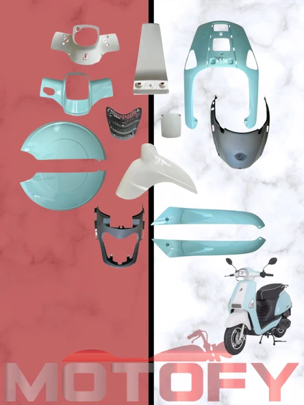 MONDİAL REVİVAL 50 KAPORTA SETİ MAVİ ORİJİNAL ürün görseli