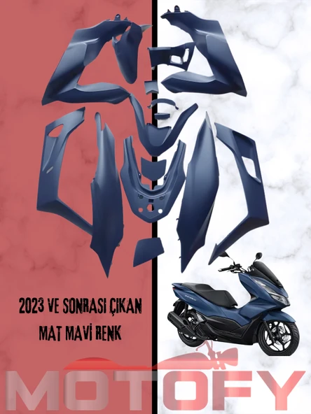 HONDA PCX 125 2023 2024 KAPORTA SETİ MAT MAVİ A KALİTE