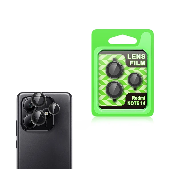 Gpack Xiaomi Redmi Note 14 5G uyumlu Kamera Lens Koruyucu Metal Tekli CL07