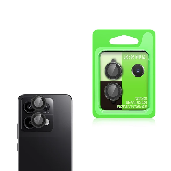 Gpack Xiaomi Redmi Note 13 Pro 5G uyumlu Kamera Lens Koruyucu Metal Tekli CL07
