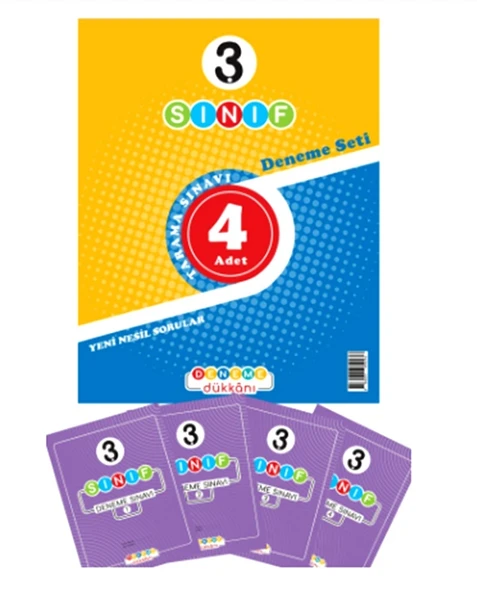 Deneme 3.Sınıf Deneme Seti 4Lü Para Üstü Hikayeleri 9789756197769