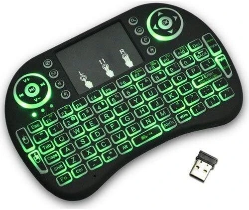 Technow Işıklı Kablosuz Mouse Özellikli Mini Türkçe Tv Uyumlu  Klavye - 4