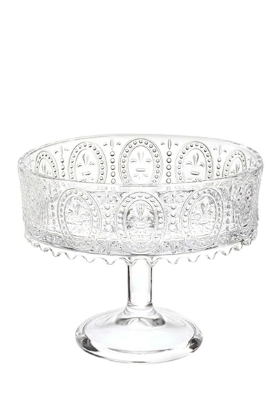 Jenisa El Yapımı Şeffaf Cam Yuvarlak Ayaklı Sunum Kasesı Sunumluk 19x20,50 Cm - 2