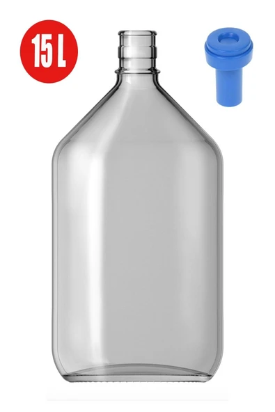 Jenisa 15 Litre Cam Damacana Yaylı Kapak