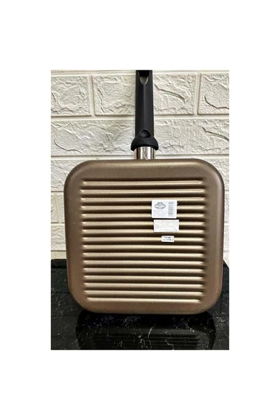 Jenisa Isı Göstergeli 27 cm Teflon Kaplama Kare Yumurta Sos Kızartma Tavası Tava - 4