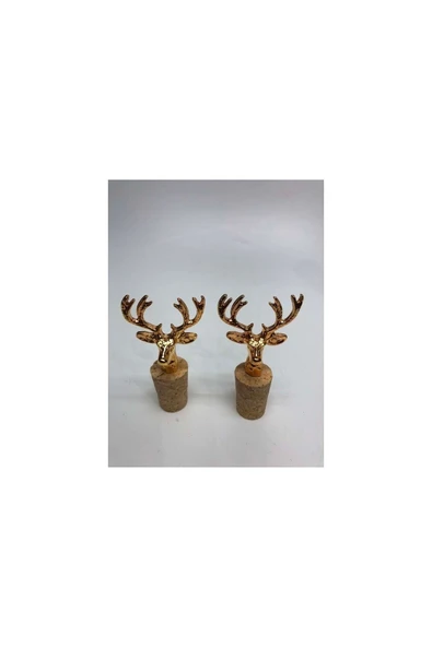 Jenisa 2 Adet Geyik Mantar Tıpalı 750 ml Cam Yağlık - 3