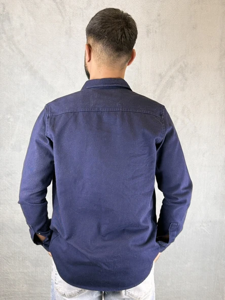 Cep Eskitme Gabardin Gömlek - 3