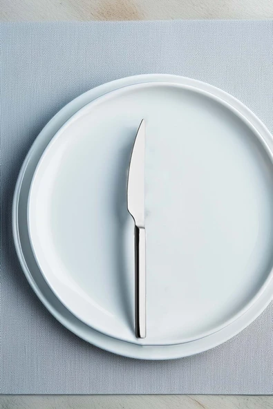 Jenisa Paslamaz Çelik Yemek Bıçağı Seti Çubuk Model 12li - Uzun Ömürlü Kullanım - 3