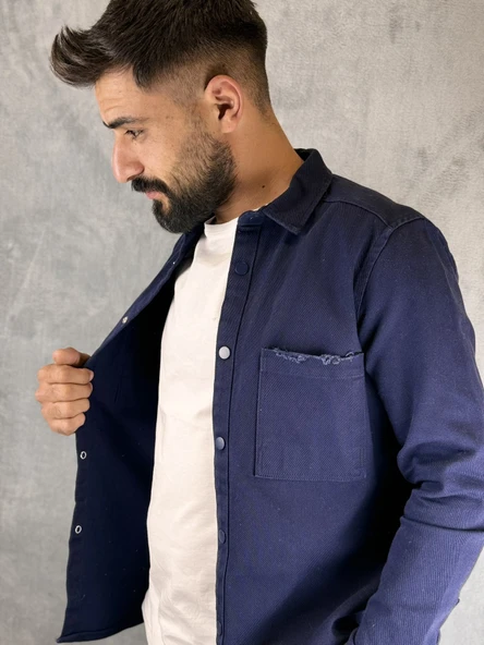 Cep Eskitme Gabardin Gömlek - 2