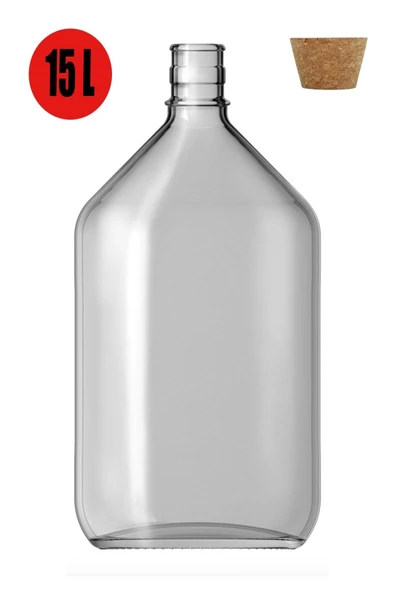 Jenisa 15 Litre Cam Damacana Mantar Kapaklı