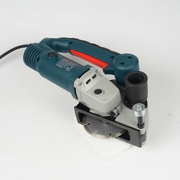 Proter Duvar Kanal Oluk Açma Makinası 1500 W Su Elektrik Tesisat Yolu Yuvası 125 mm Kesme Diskli - 3