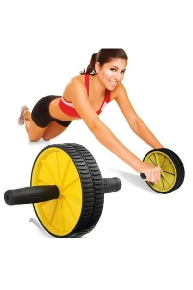 Taşınabilir  Wheel Tekerlek Spor Aleti  Vücut Geliştirme Egzersiz Aleti Mini Diz Mat Hediyeli - 2